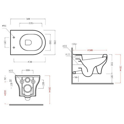 Унитаз Olympia Clear all colors 15CL01B (вид 1) Унитаз Olympia Clear all colors 15CL01B (фото, вид 1)