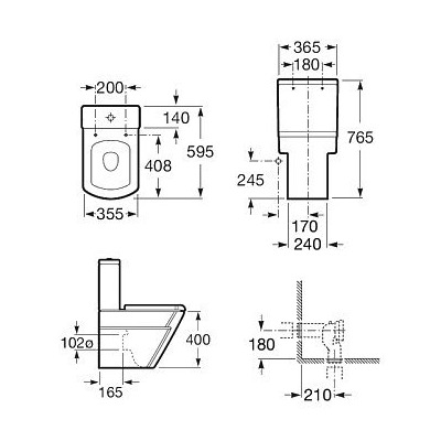 Унитаз Roca Hall 342629000+341620000 (вид 1) Унитаз Roca Hall 342629000+341620000 (фото, вид 1)
