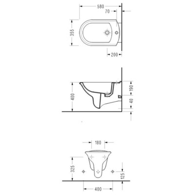 Унитаз-биде SEREL Orkide 6810 ODS (вид 1) Унитаз-биде SEREL Orkide 6810 ODS (фото, вид 1)