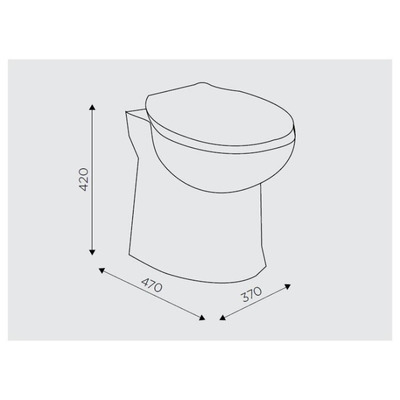 Унитаз SFA Sanicompact LC (вид 1) Унитаз SFA Sanicompact LC (фото, вид 1)