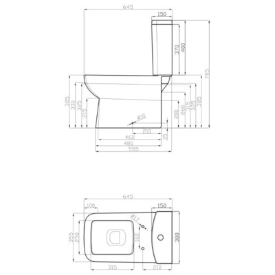 Унитаз STURM Plato SW-PL19084-CR (вид 1) Унитаз STURM Plato SW-PL19084-CR (фото, вид 1)