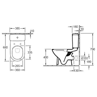  Villeroy &amp; Boch O.novo 5661R001 (,  1)