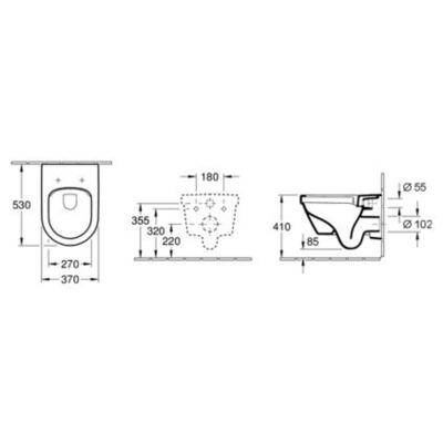 Унитаз Villeroy & Boch Architectura 5684HRR1 (вид 1) Унитаз Villeroy & Boch Architectura 5684HRR1 (фото, вид 1)