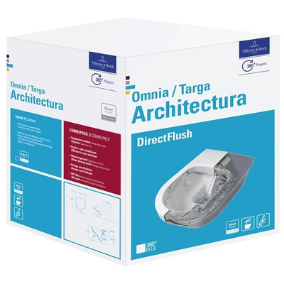 Унитаз Villeroy & Boch Architectura 5684HRR1 (вид 2) Унитаз Villeroy & Boch Architectura 5684HRR1 (фото, вид 2)