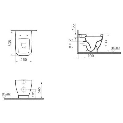  VitrA Shift 4393B003-0075 (,  1)