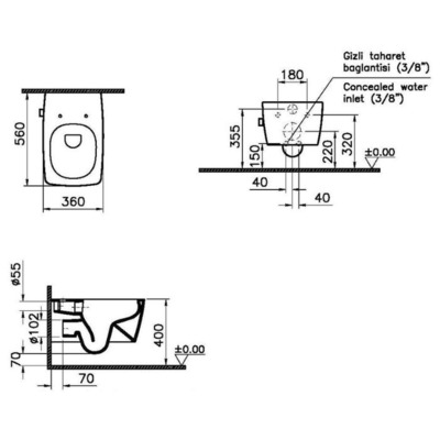  VitrA Metropole 7672B003-1686 (,  1)