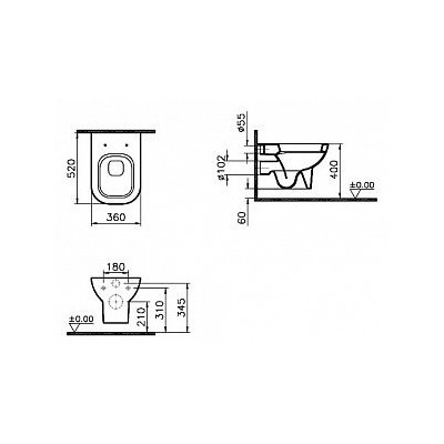  VitrA Retro 5160B003-0075 (,  1)