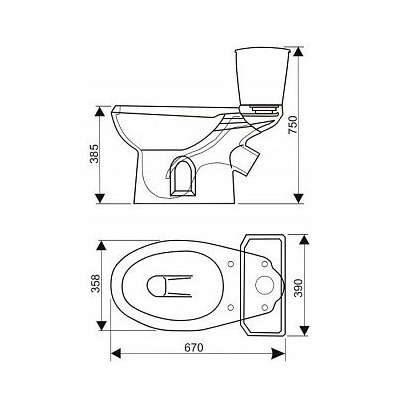 Унитаз Оскольская керамика Элисса (зеленый) (вид 1) Унитаз Оскольская керамика Элисса (зеленый) (фото, вид 1)
