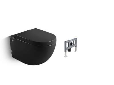 Подвесной унитаз Cerutti SPA C-376C Black (вид 1) Подвесной унитаз Cerutti SPA C-376C Black (фото, вид 1)