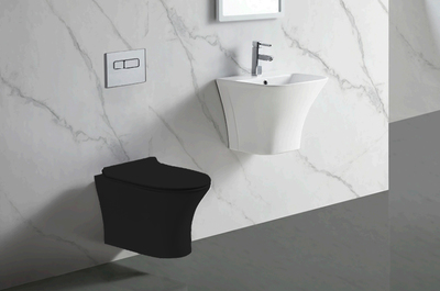 Подвесной безободковый унитаз Cerutti SPA Bernina aria 2617E Matt black (вид 2) Подвесной безободковый унитаз Cerutti SPA Bernina aria 2617E Matt black (фото, вид 2)