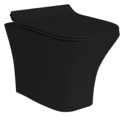 Подвесной безободковый унитаз Cerutti SPA Vettore aria 2615E Matt black (вид 2) Подвесной безободковый унитаз Cerutti SPA Vettore aria 2615E Matt black (фото, вид 2)