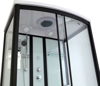 Душевая кабина Timo Standart T-6615 Black (вид 2) Душевая кабина Timo Standart T-6615 Black (фото, вид 2)