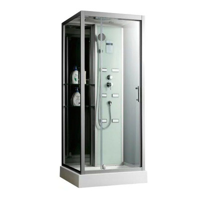 Душевая кабина Frank F502-1 пристенная (вид 1) Душевая кабина Frank F502-1 пристенная (фото, вид 1)