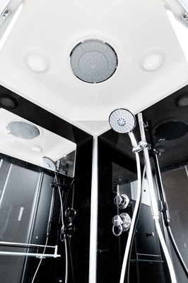 Душевая кабина B09S BLACK (вид 4) Душевая кабина B09S BLACK (фото, вид 4)