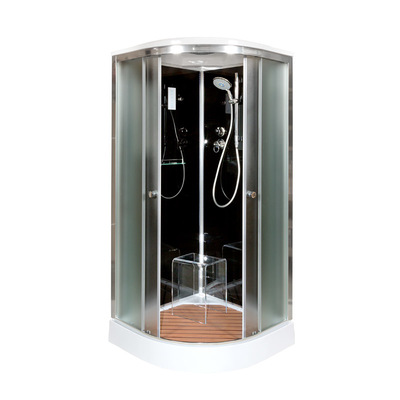 Душевая кабина B01S с электрикой BLACK (вид 2) Душевая кабина B01S с электрикой BLACK (фото, вид 2)