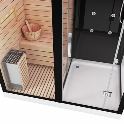 Душевая кабина Tiko Helmi T00301R с инфракрасной сауной (вид 1) Душевая кабина Tiko Helmi T00301R с инфракрасной сауной (фото, вид 1)