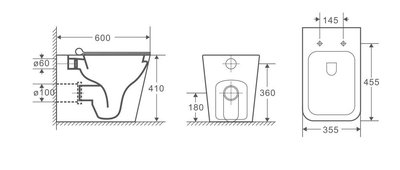 Унитаз Grossman GR-4414S с тонкой крышкой (вид 4) Унитаз Grossman GR-4414S с тонкой крышкой (фото, вид 4)