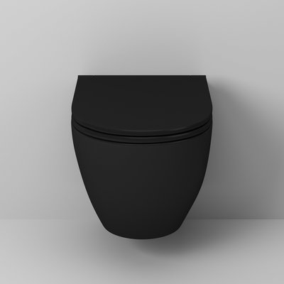 Унитаз Grossman GR-4455BMS матовый с тонкой крышкой (вид 2) Унитаз Grossman GR-4455BMS матовый с тонкой крышкой (фото, вид 2)