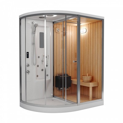 Душевая кабина Tiko Lina T00101R с инфракрасной сауной (вид 1) Душевая кабина Tiko Lina T00101R с инфракрасной сауной (фото, вид 1)
