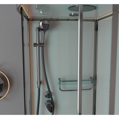 Душевая кабина Frank F418L Brilliant левосторонняя низкий поддон (вид 3) Душевая кабина Frank F418L Brilliant левосторонняя низкий поддон (фото, вид 3)