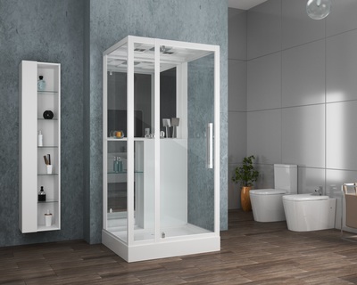 Душ.каб. GR166 (90x100x215) GROSSMAN 5 мест (вид 1) Душ.каб. GR166 (90x100x215) GROSSMAN 5 мест (фото, вид 1)