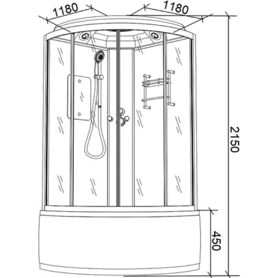 CN118 PARLY (118*118*215) ,  + , .  (,  1)