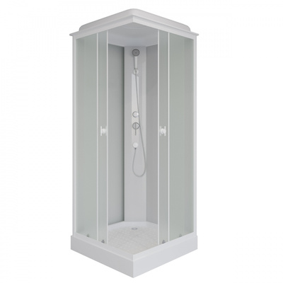 Душ.каб. Niagara Promo P90/13Q/MT (900х900х2150) 3 места (вид 3) Душ.каб. Niagara Promo P90/13Q/MT (900х900х2150) 3 места (фото, вид 3)