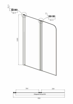    Ambassador Bath Screens 16041118 (900x1400), 1  (,  3)