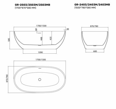   Grossman GR-2403M Black Classic (150x78x58) 1  (,  2)