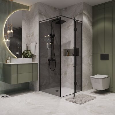   Niagara Nova NG-2831-34BLACK (90*90*195) , ,  ,  ,1  (,  1)