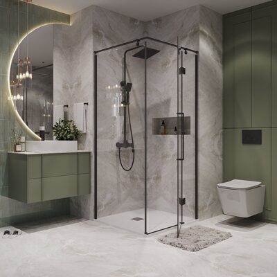   Niagara Nova NG-6831-34BLACK (90*90*195) , ,  ,  ,1  (,  1)