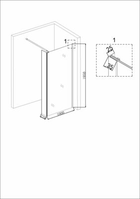   Niagara NG-684-10 BLACK (100x195), 1  (,  3)