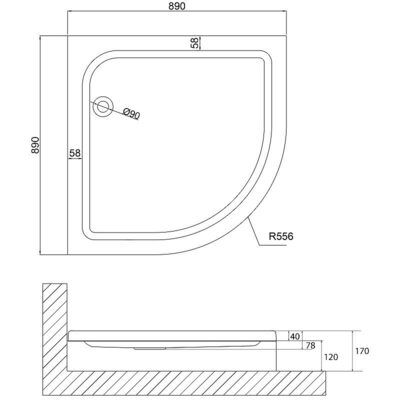   Niagara Nova NG-90-90 RUS (90*90*17) ,  6606, 6806 (,  1)