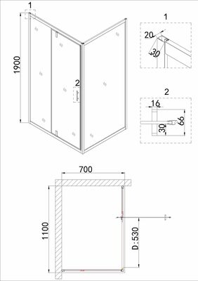   Niagara NG-83-11AB-A70B (110*70*190) ,  , 2  (,  4)