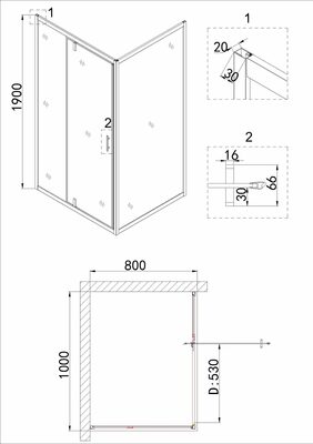  Niagara NG-43-10AG-A80G (100*80*190) ,  , 2  (,  4)