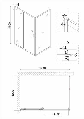   Niagara NG-82-12AB-A100B (120*100*190) ,  , 2  (,  4)