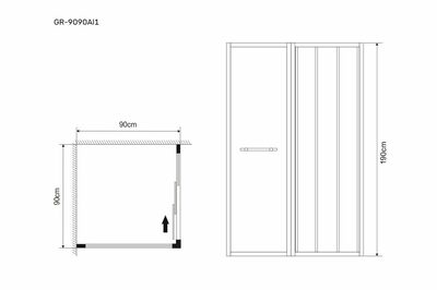  Grossman GR-9090 Alba1 (90*90*190) ,   2  (,  5)