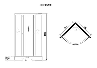   Niagara Eco E90/13/MT/BK (9009002000) 3  (,  2)