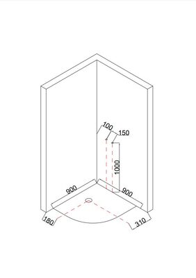 Душевая кабина с гидромассажем Taliente TA-99CW 90*90*220см (вид 10) Душевая кабина с гидромассажем Taliente TA-99CW 90*90*220см (фото, вид 10)