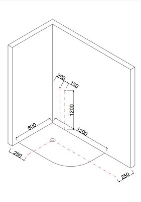 Душевая кабина без гидромассажа Taliente TA-12080M(L) 120*80*215см (вид 4) Душевая кабина без гидромассажа Taliente TA-12080M(L) 120*80*215см (фото, вид 4)