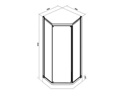 Душевой уголок Parly с поддоном ZEP91B (вид 1) Душевой уголок Parly с поддоном ZEP91B (фото, вид 1)
