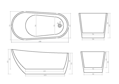    Cerutti SPA VIVA (1700x750x650) (,  3)
