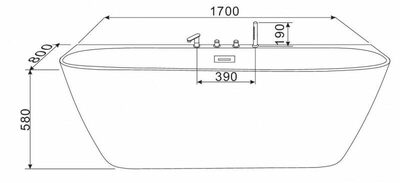 Ванна Esbano San Marino-SM 1700x800x580 (вид 3) Ванна Esbano San Marino-SM 1700x800x580 (фото, вид 3)