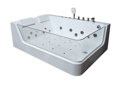 Ванна акриловая гидромассажная Cerutti SPA C-495L (1700x1200x580) (вид 1) Ванна акриловая гидромассажная Cerutti SPA C-495L (1700x1200x580) (фото, вид 1)