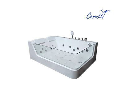 Ванна акриловая гидромассажная Cerutti SPA C-495L (1700x1200x580) (вид 2) Ванна акриловая гидромассажная Cerutti SPA C-495L (1700x1200x580) (фото, вид 2)