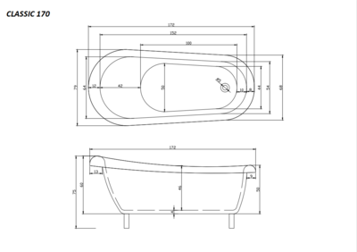    Cerutti SPA CLASSIC 170      (1700x790x750) (,  6)