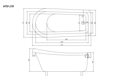    Cerutti SPA VITO 170      (1700x740x750) (,  5)