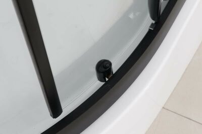 Душевая кабина Frank F400 М Black без крыши (вид 4) Душевая кабина Frank F400 М Black без крыши (фото, вид 4)