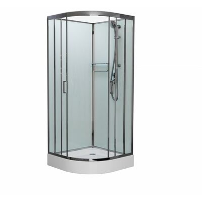 Душевая кабина Frank F409 М Brilliant без крыши (вид 1) Душевая кабина Frank F409 М Brilliant без крыши (фото, вид 1)