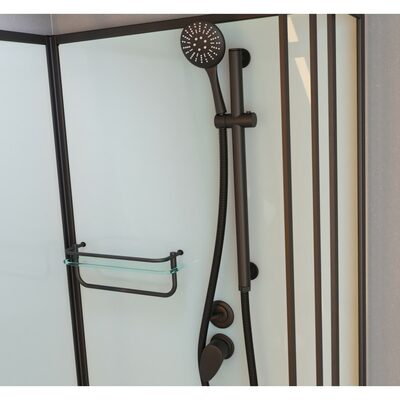 Душевая кабина Frank F409/2 М Black без крыши (вид 2) Душевая кабина Frank F409/2 М Black без крыши (фото, вид 2)